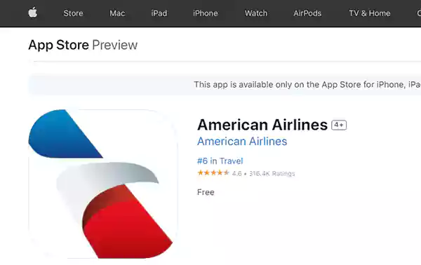 American Airlines Jetnet Application